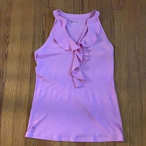 Orchid Ruffle Tank Top